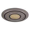 Globo - LED-dimmbare Deckenleuchte LED/60W/230V 3000–6500K Ø 55 cm schwarz + Fernbedienung