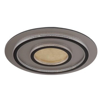 Globo - LED-dimmbare Deckenleuchte LED/60W/230V 3000–6500K Ø 55 cm schwarz + Fernbedienung