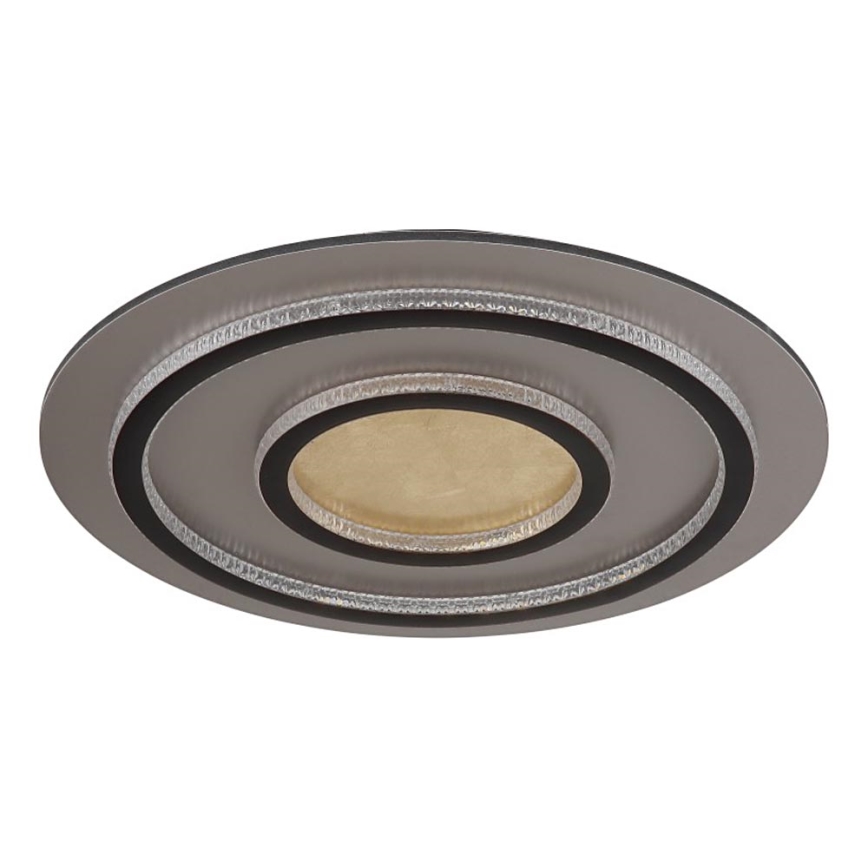 Globo - LED-dimmbare Deckenleuchte LED/60W/230V 3000–6500K Ø 55 cm schwarz + Fernbedienung