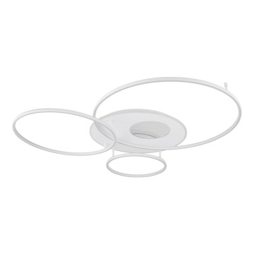 Globo - LED-dimmbare Deckenleuchte LED/70W/230V 2700-6000K 105x26,5 cm silber + Fernbedienung