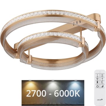 Globo - LED dimmbare Deckenleuchte LED/78W/230V 2700K-6000K + Fernbedienung