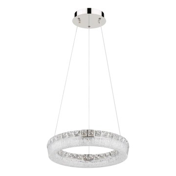 Globo - LED-dimmbare Hängeleuchte an Kabel LED/24W/230V 2700-6000K klar + Fernbedienung