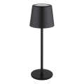 Globo - LED dimmbare Outdoor-Tischlampe mit Touch-Steuerung LED/2W/5V 3000/4000/6000K 2200 mAh IP44 schwarz