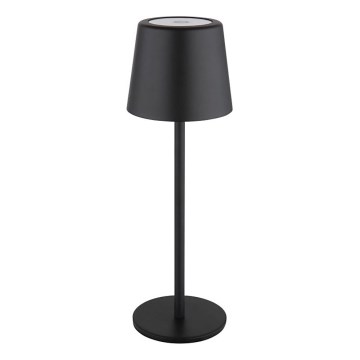 Globo - LED dimmbare Outdoor-Tischlampe mit Touch-Steuerung LED/2W/5V 3000/4000/6000K 2200 mAh IP44 schwarz