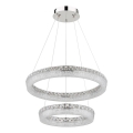Globo - LED-dimmbare Pendelleuchte an Kabel LED/60W/230V 2700-6000K klar + Fernbedienung