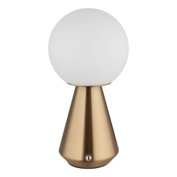 Globo - LED dimmbare Touch-Außen-Tischlampe LED/1,5W/5V 3000/4500/6500K 1800 mAh IP41 kupferfarben