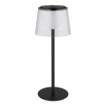 Globo - LED dimmbare Touch-Außen-Tischlampe LED/1,8W/5V IP44 1800 mAh schwarz/klar