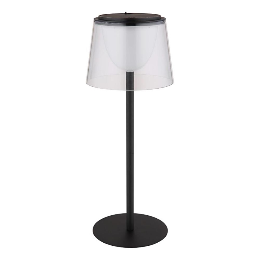 Globo - LED dimmbare Touch-Außen-Tischlampe LED/1,8W/5V IP44 1800 mAh schwarz/klar