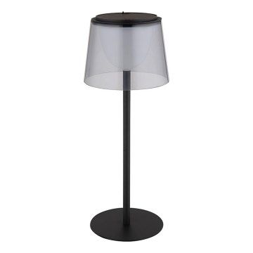 Globo - LED dimmbare Touch-Außen-Tischlampe LED/1,8W/5V IP44 1800 mAh schwarz/rauchfarben