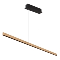 Globo - LED-dimmbare Touch-Pendelleuchte an Kabel, LED/43W/230V, 4000K, Messing