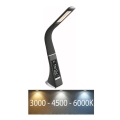 Globo - LED dimmbare Touch-Tischlampe mit Display LED/6,5W/230V 3000/4500/5800K Anthrazit