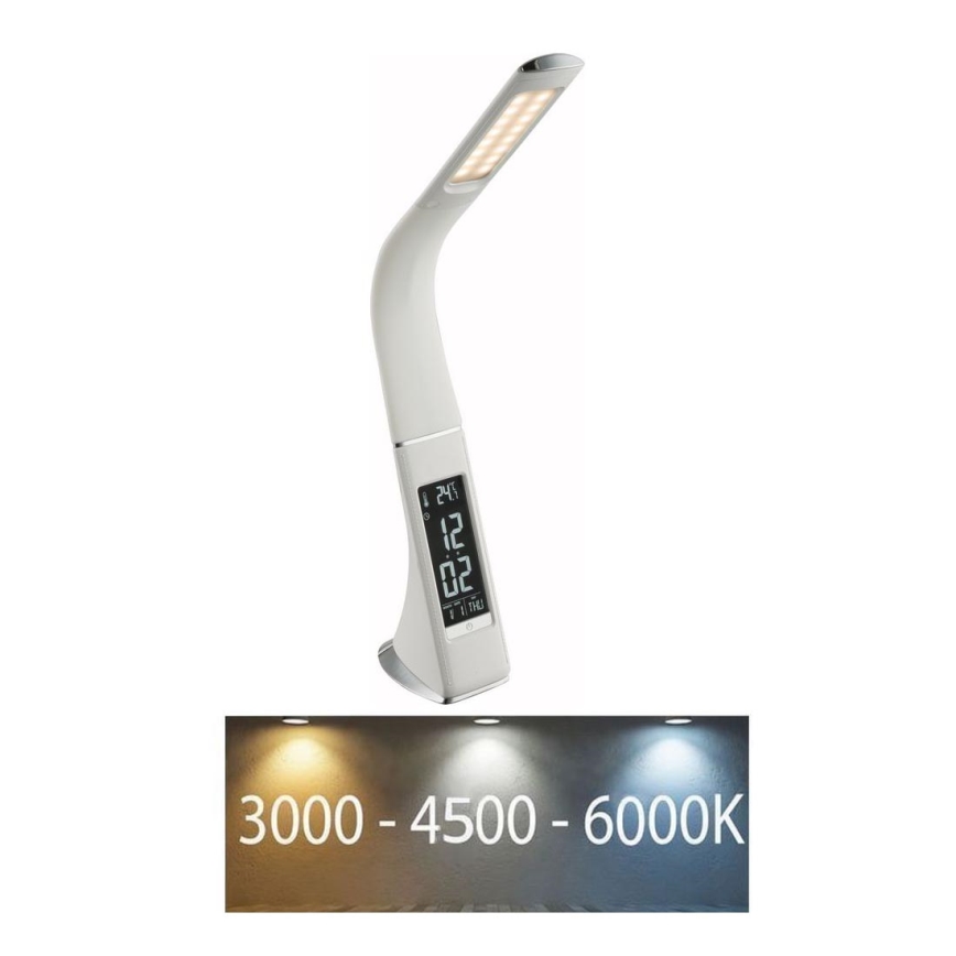 Globo - LED dimmbare Touch-Tischlampe mit Display LED/6,5W/230V 3000/4500/5800K weiß