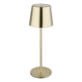 Globo - LED dimmbare Touch-Tischlampe, wiederaufladbar, LED/2W/3,7V 3000/4000/6000K 2200 mAh, goldfarben