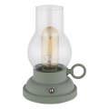 Globo - LED dimmbare wiederaufladbare Touch-Tischlampe LED/1W/3,7V 1200 mAh grün