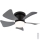 Globo - LED dimmbarer Deckenventilator LED/10W/230V 3000-6500K grau + Fernbedienung
