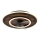 Globo - LED-dimmbarer Deckenventilator LED/36W/230V 2700-6000K schwarz + Fernbedienung