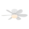 Globo - LED dimmbarer Deckenventilator LED/5W/230V 2700-6500K weiß + Fernbedienung