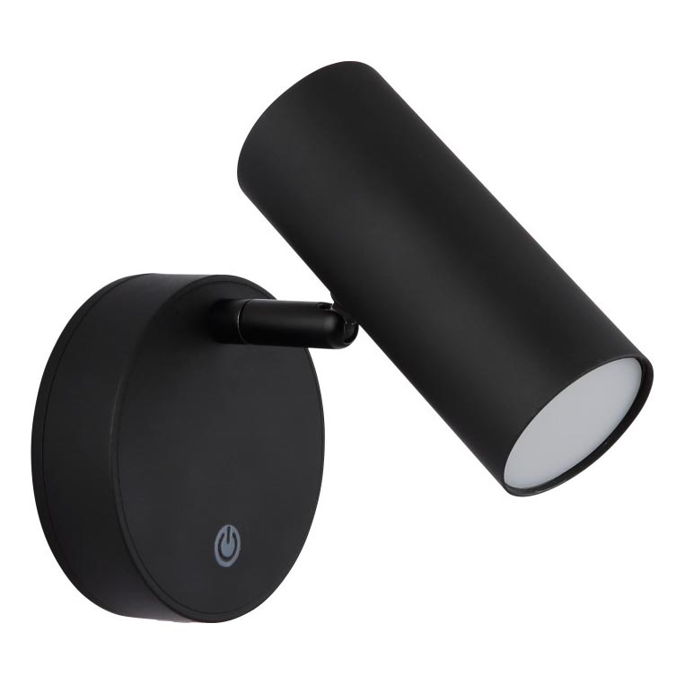 Globo - LED, dimmbarer, wiederaufladbarer Wand-Spot LED/0,4W/3,7V 1800 mAh schwarz