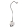 Globo - LED Flexibles Leselicht LED/3W/230V glänzender Chrom