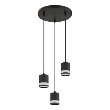 Globo - LED-Hängeleuchte 3xGX53/7W/230V 3000K schwarz