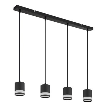 Globo - LED-Hängeleuchte 4xGX53/7W/230V 3000K schwarz