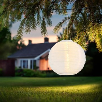 Globo - LED Hängesolarleuchte LED/0,5W/3V IP44 weiß 300 mAh