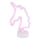 Globo - LED-Neon-Tischdekoration LED/2W/3xAA Einhorn