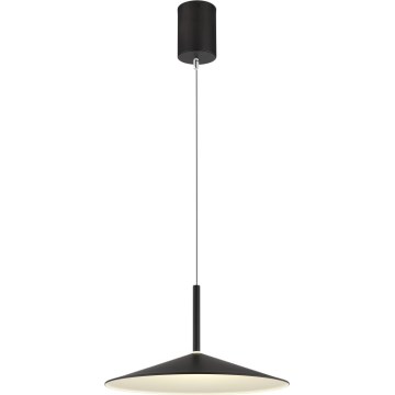 Globo - LED-Pendelleuchte an Stahlseil LED/18W/230V 4000K schwarz