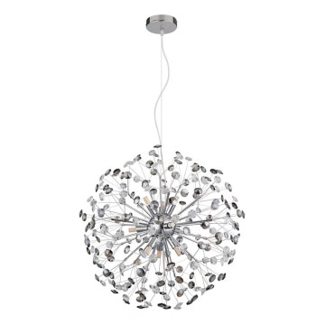 Globo - LED-Pendelleuchte mit Kabelaufhängung 9xG9/3,5W/230V hochglänzender Chrom