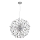 Globo - LED-Pendelleuchte mit Kabelaufhängung 9xG9/3,5W/230V hochglänzender Chrom