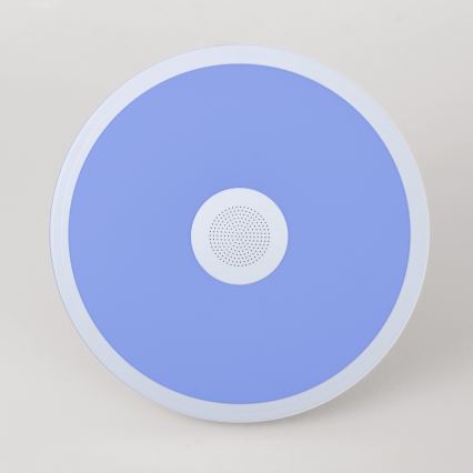 Globo - Dimmbare LED-RGBW Badezimmerleuchte mit Lautsprecher LED/18W/230V 3000-6500K IP44 + Fernbedienung