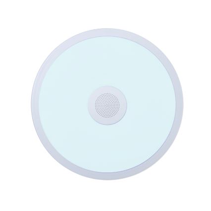 Globo - Dimmbare LED-RGBW Badezimmerleuchte mit Lautsprecher LED/18W/230V 3000-6500K IP44 + Fernbedienung