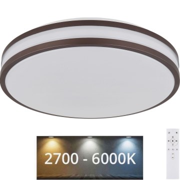 Globo - LED RGBW dimmbare Deckenleuchte LED/18W/230V 2700-6000K + Fernbedienung