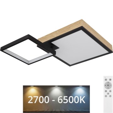 Globo - LED-RGBW- Dimmbare Leuchte LED/21W/230V + LED/3W 2700-6500K + Fernbedienung