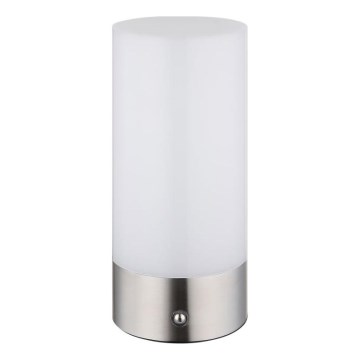Globo - LED RGBW dimmbare Touch-Außen-Tischlampe LED/1,8W/5V 1500 mAh IP44 matt Chrom