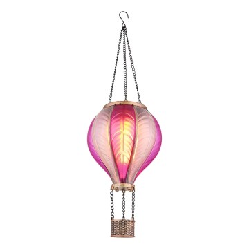 Globo - LED-Solar-Hängedekoration 20xLED/0,5W/3V IP44 Heißluftballon