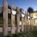 Globo - LED Solar-Wandleuchte 2xLED/0,06W/1,2V IP44 200 mAh