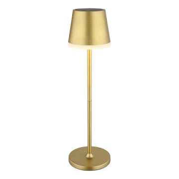 Globo - LED-Solarleuchte LED/0,6W/3V 3000K IP44 golden