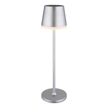 Globo - LED-Solarleuchte LED/0,6W/3V 3000K IP44 matt Chrom