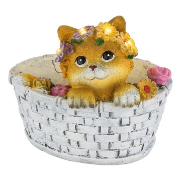 Globo - LED Solarleuchte LED/1,2V IP44 300 mAh Katze