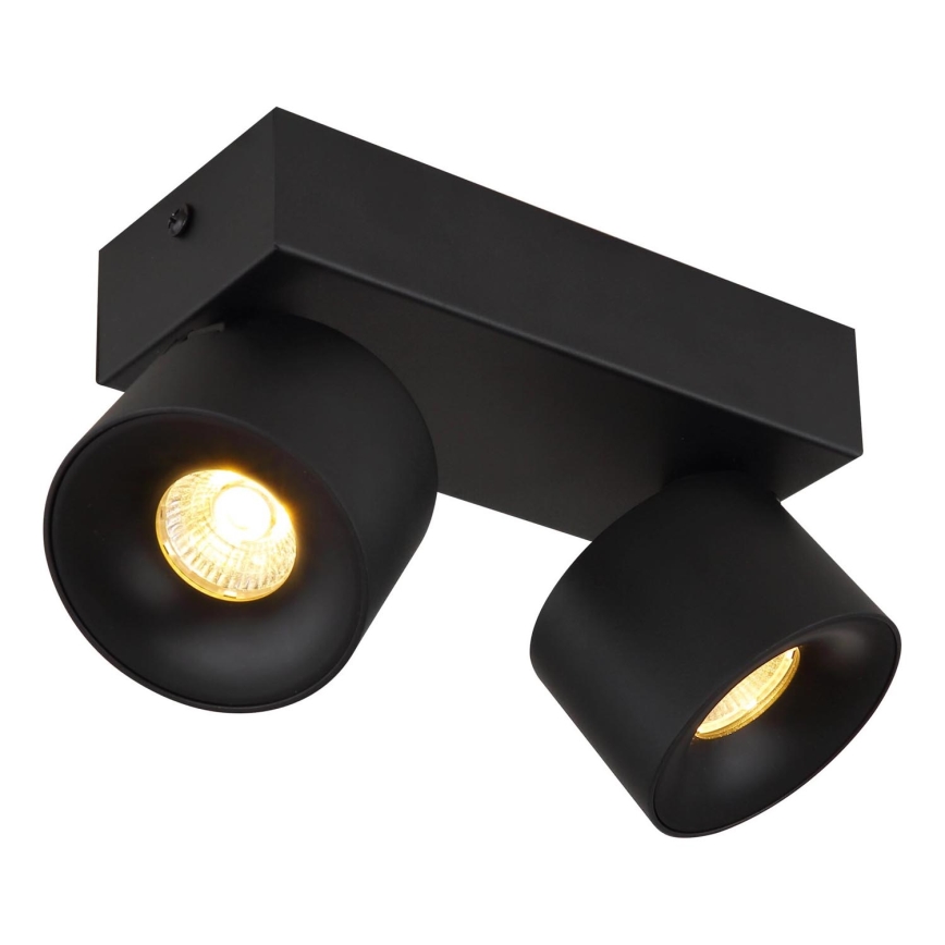 Globo - LED-Strahler 2xLED/6W/230V schwarz