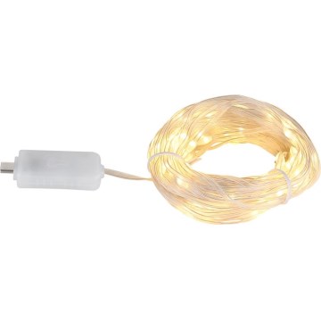 Globo - LED-Streifen 100xLED/0,06W/5V 10 m 8 Funktionen