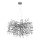 Globo - Pendelleuchte an Kabel 10xE14/40W/230V silber