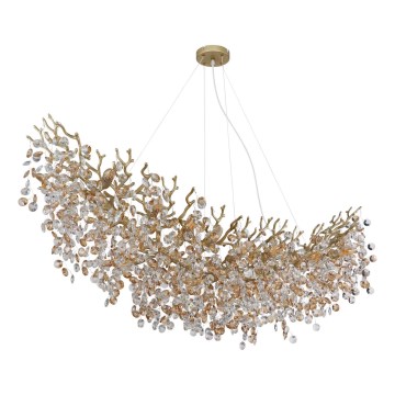 Globo - Pendelleuchte an Kabel 16xE14/40W/230V goldfarben
