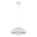 Globo - Pendelleuchte an Kabel 1xE27/60W/230V weiß