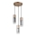 Globo - Pendelleuchte an Kabel 3xE27/25W/230V bronzefarben Ø 30 cm