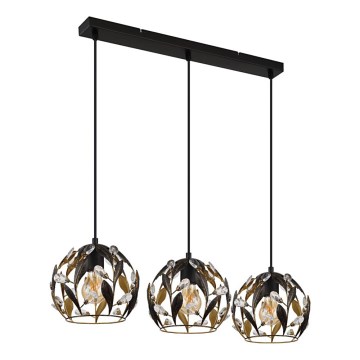 Globo - Pendelleuchte an Kabel 3xE27/40W/230V 20x74 cm