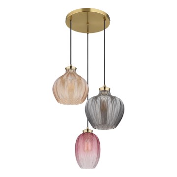 Globo - Pendelleuchte an Kabel 3xE27/60W/230V Ø 45 cm