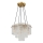 Globo - Pendelleuchte an Kabel 5xE27/60W/230V goldfarben