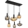 Globo - Pendelleuchte an Seil 6xE27/60W/230V
